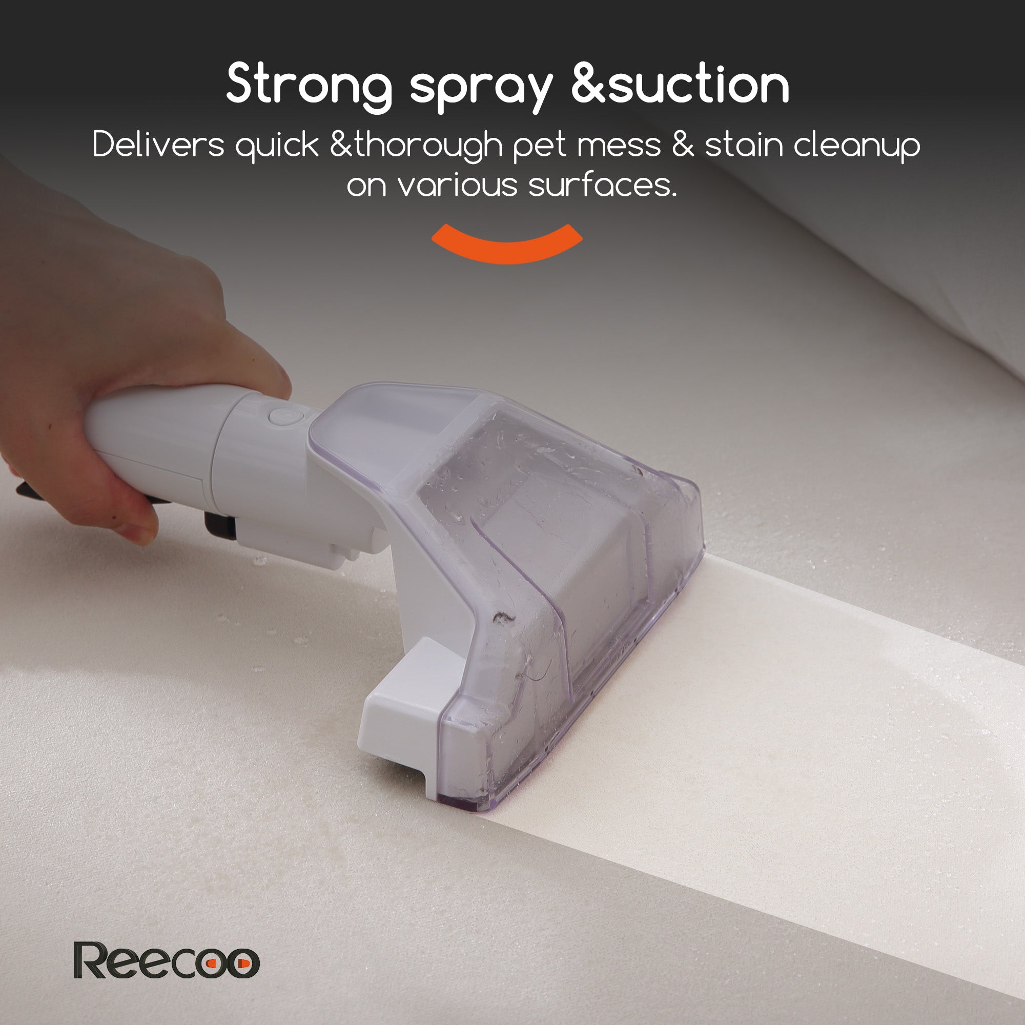 Reecoo W1 Portable Extractor for Couch, Carpet Vacuum Cleaner