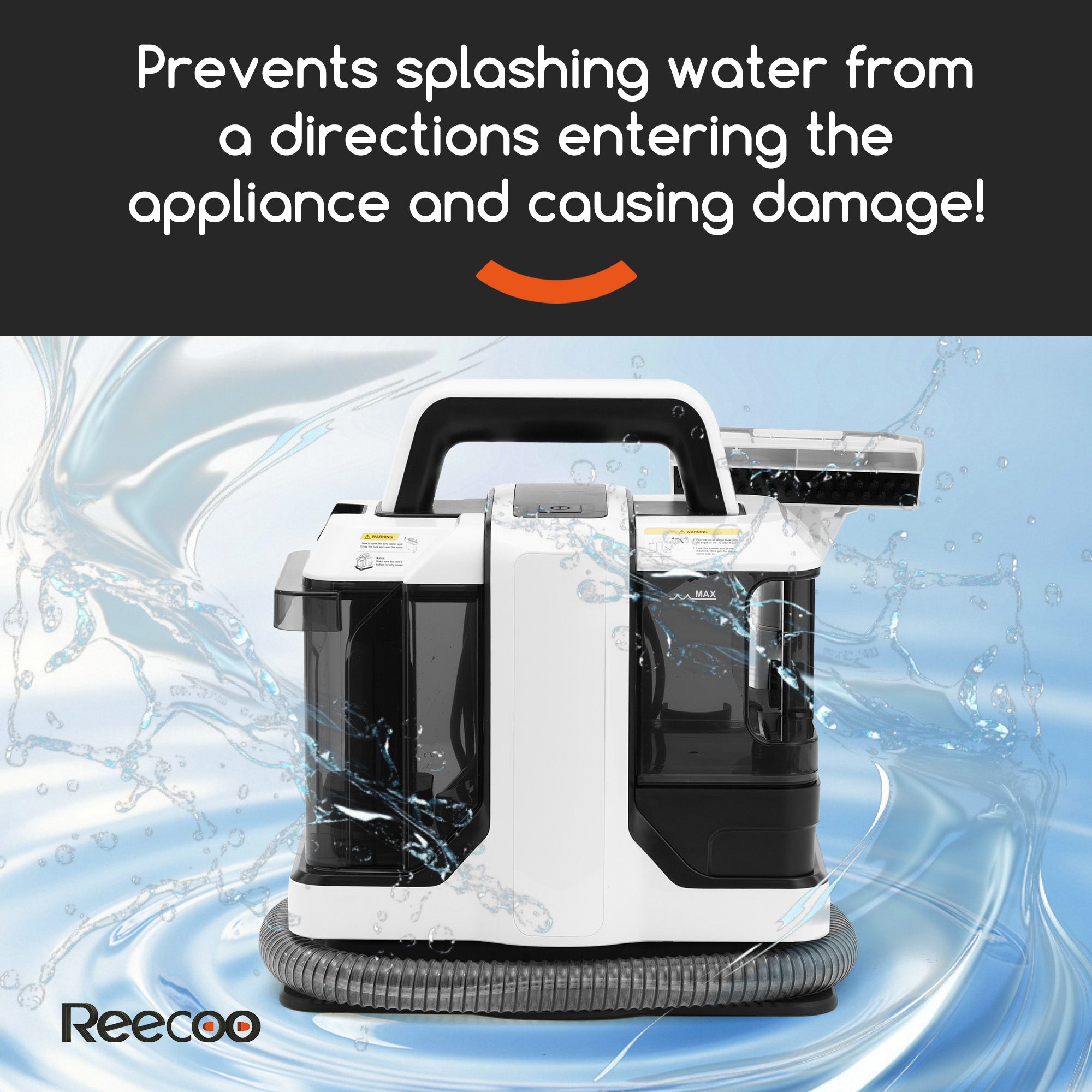 Reecoo W1 Portable Extractor for Couch, Carpet Vacuum Cleaner